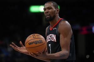 NBA杯客战马刺!火箭先发:阿门&奥科吉&杜兰特&贾巴里&申京